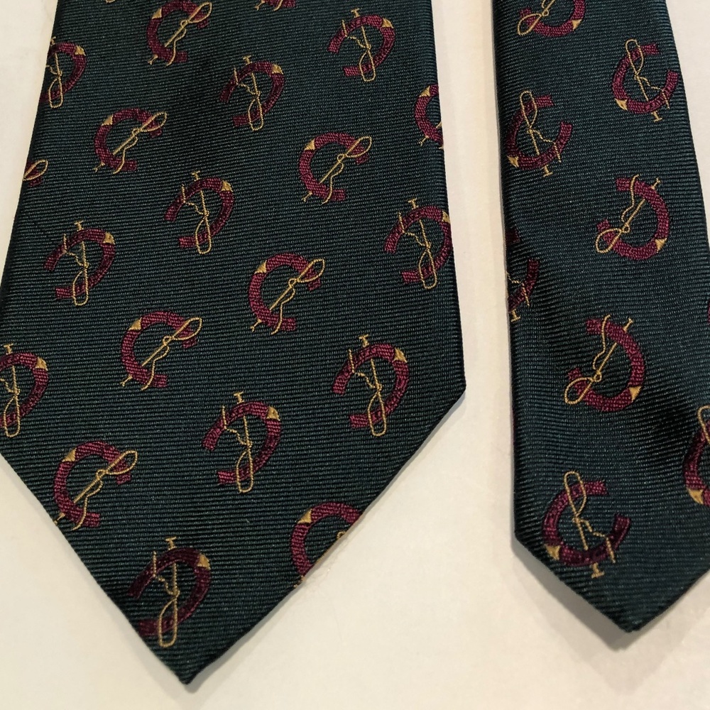 Silk Tie – Ralph Lauren Horseshoe & Riding Crop